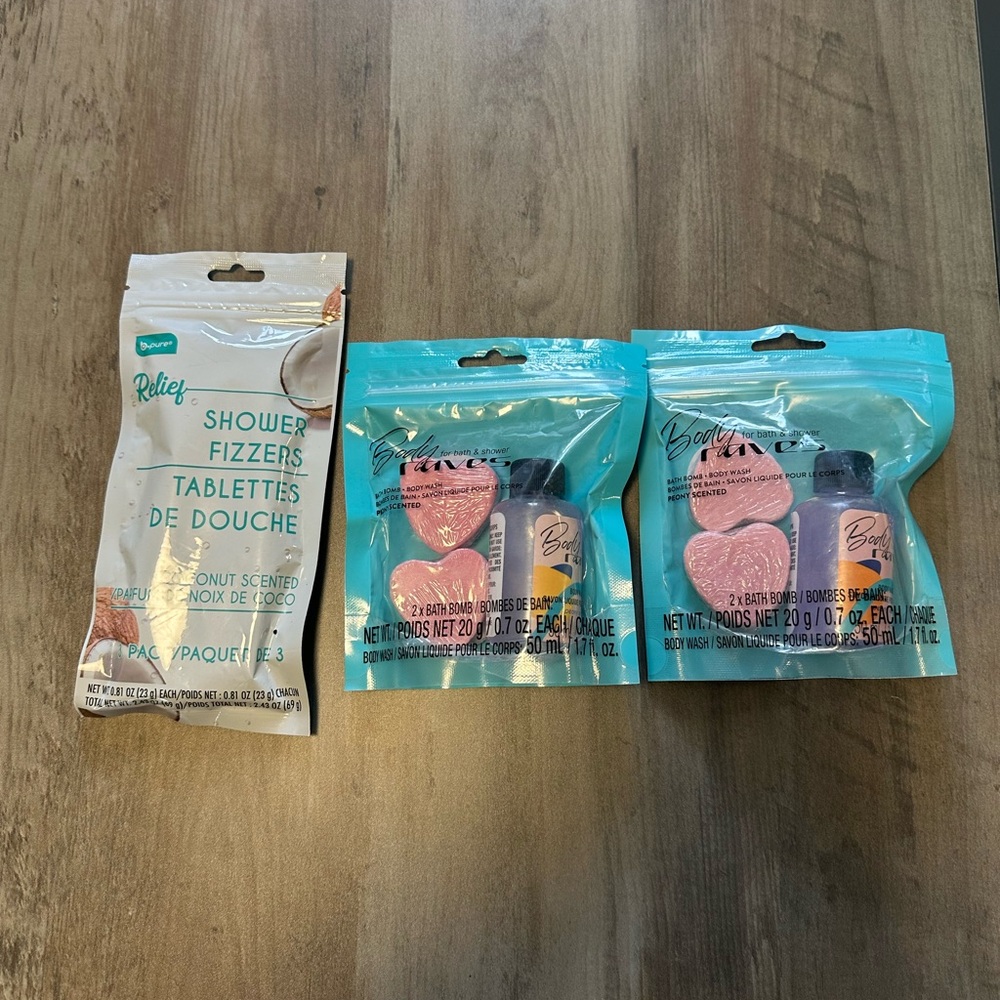 Shower Fizz Body Wash Lot NWT‎